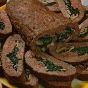 Polpettone spinaci e mozzarella