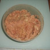 Polpettone con funghi - Tappa 1