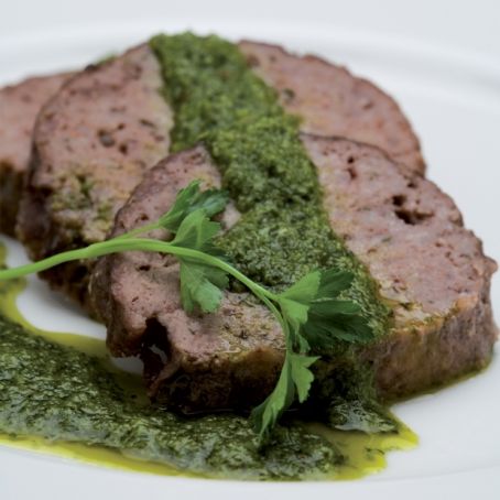 Polpettone in salsa verde