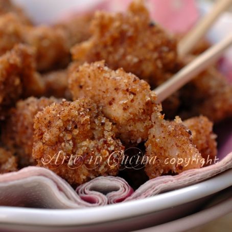 Popcorn di pollo crocchette