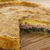 Torta di  patate e prosciutto