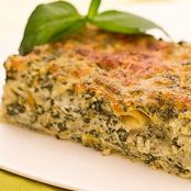 Lasagne alla crema di pesto, ricotta e spinaci