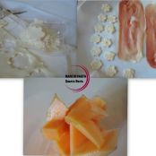 Il mio prosciutto e melone con biscottini al parmigiano - Tappa 1