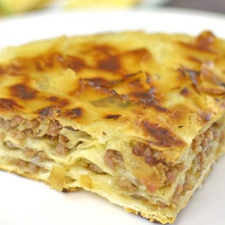 Pasta fritta con carne