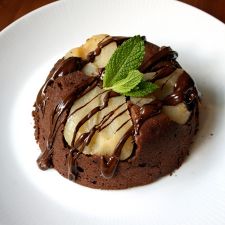 Torta di pere, cioccolato e moscato