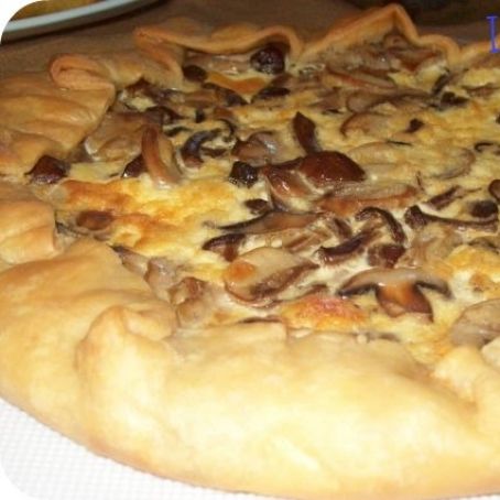 Quiche funghi e pancetta