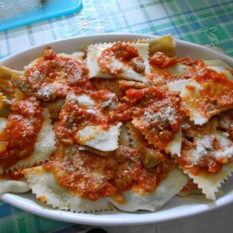Ravioli con carciofi