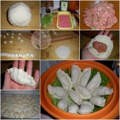 Ravioli cinesi di carne al vapore - Tappa 1
