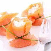 Fagottini al salmone e formaggio