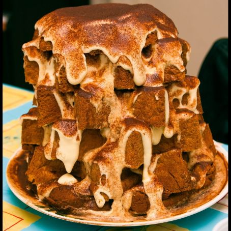 Pandoro con crema al mascarpone
