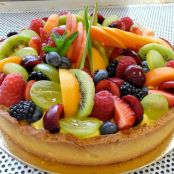 Torta alla frutta e crema