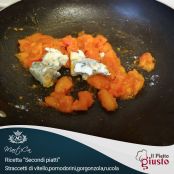 Stracetti, pomodorini, gorgonzola e rucola - Tappa 1