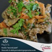 Stracetti, pomodorini, gorgonzola e rucola - Tappa 4