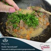 Stracetti, pomodorini, gorgonzola e rucola - Tappa 3