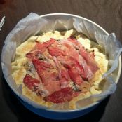 Torta salata con radicchio rosso - Tappa 7