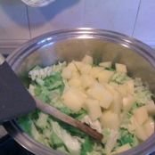 Risotto con la verza e le patate - Tappa 3