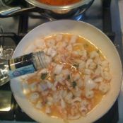 Risotto con calamari e gamberetti - Tappa 3