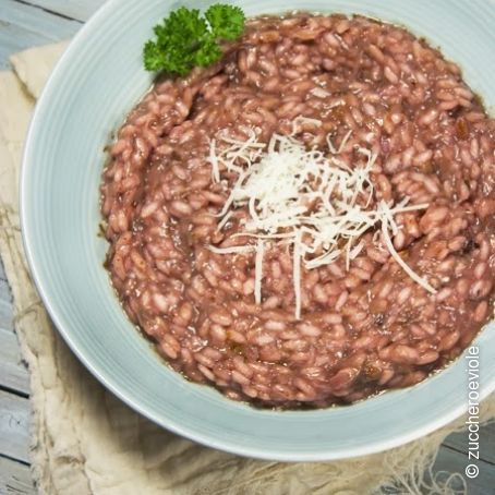 Risotto al radicchio rosso e amarone
