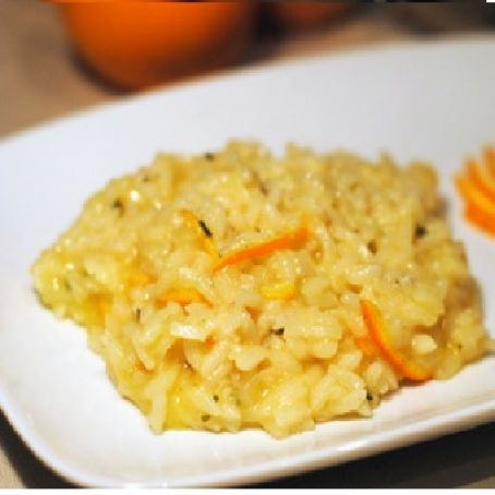 Risotto bianco con arance