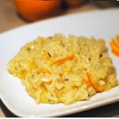 Risotto bianco con arance