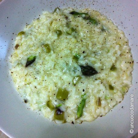 Risotto Asparagi e liquirizia