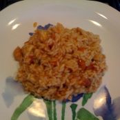 Risotto con calamari e gamberetti