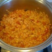 Risotto con calamari e gamberetti - Tappa 8