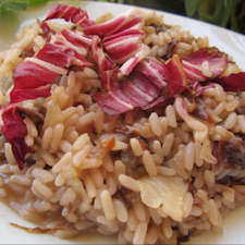 Risotto radicchio e Castelmagno