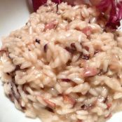 Risotto radicchio e speck