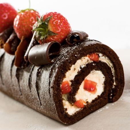 ROTOLO AL CIOCCOLATO CON PANNA