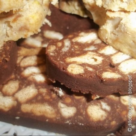 Salame di cioccolato fondente e rum