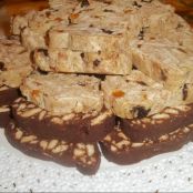 Salame di cioccolato bianco