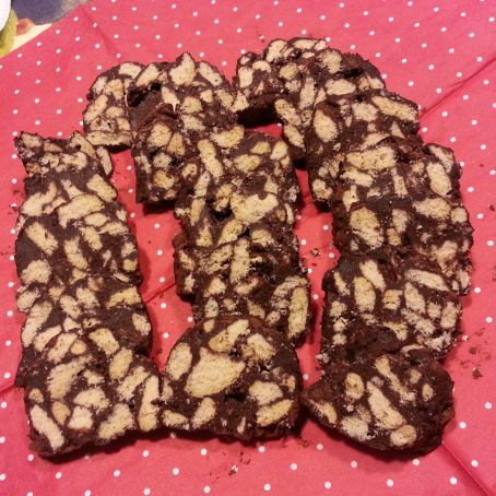 Salame di cioccolato cacao