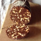 Salame dolce con e senza uova.