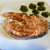 Salmone con crema light di broccoletto - Tappa 2