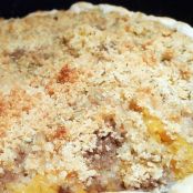Crumble di zucca e macinato al profumo di timo