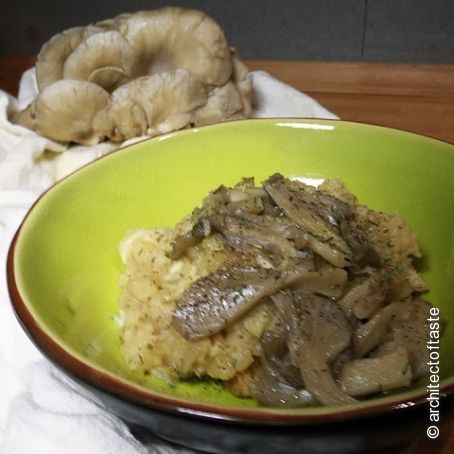 Zuppa di sedano rapa e pleurotus