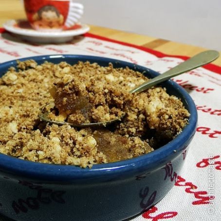 Crumble di mele e bourbon