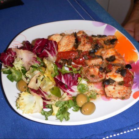 pesce spada alla pizzaiola