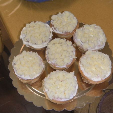 muffin con cuore di crema