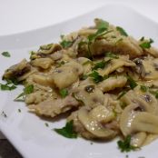 Scaloppine ai funghi gustose