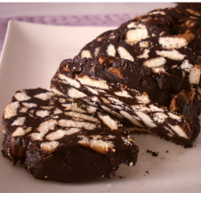Salame di cioccolato al cacao veloce
