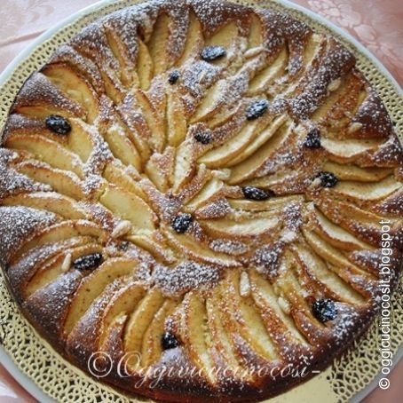 Chiffon Cake alle Mele Speziata.