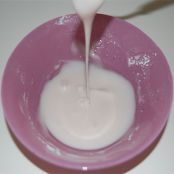 glassa di zucchero a caldo