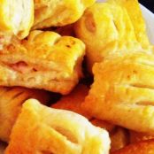 SFOGLIE DI PURÈ E PROSCIUTTO E TARTINE AL BACON