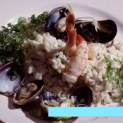 Risotto con vongole e scampi - Tappa 1