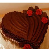 Torta cioccolatosa per San Valentino