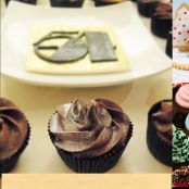 Cupcake alla vaniglia (con frosting al cioccolato)