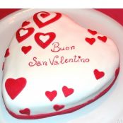 Torta a cuore semplice