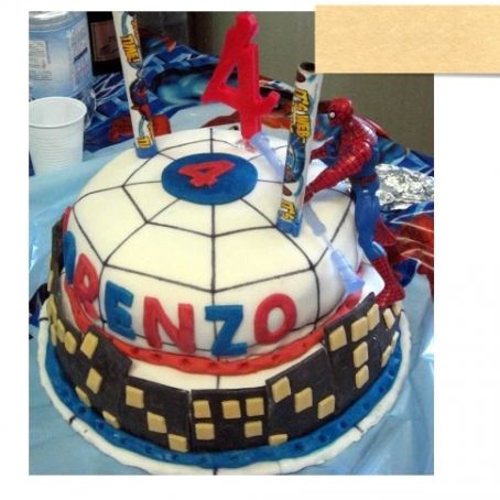 Torta di compleanno di Spiderman
